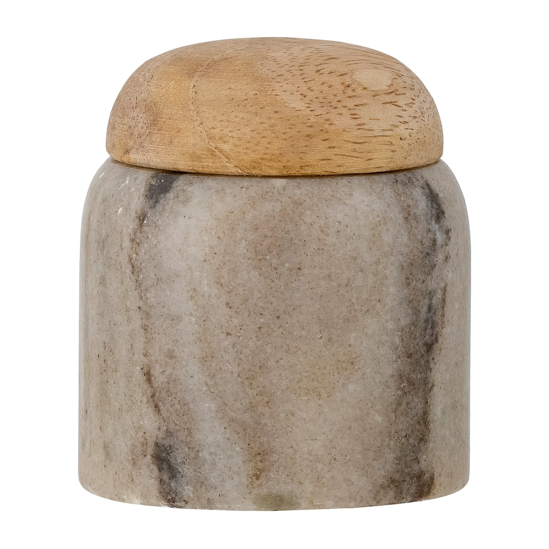 Payana storage jar with lid Ø6x7 cm, Marble-mango tree Bloomingville