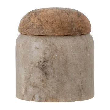 Payana storage jar with lid Ø8x8 cm - Marble-mango tree - Bloomingville