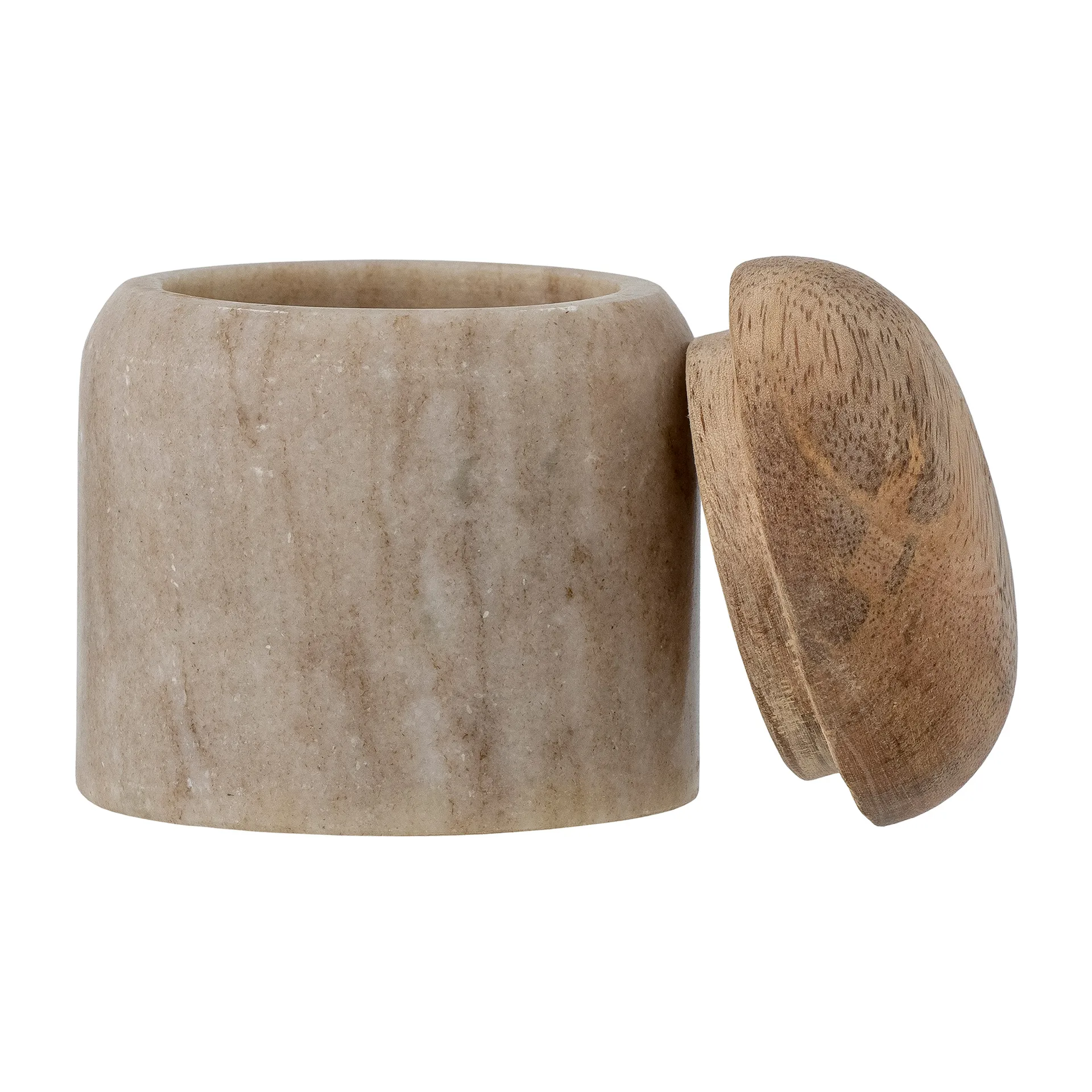 Payana storage jar with lid Ø8x8 cm, Marble-mango tree Bloomingville