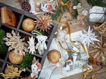 Peo 圣诞树 decorations 羊毛 2件 - 褐色 - Bloomingville