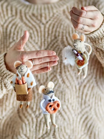 Peo 圣诞树 decorations 羊毛 3件 - Nature - Bloomingville