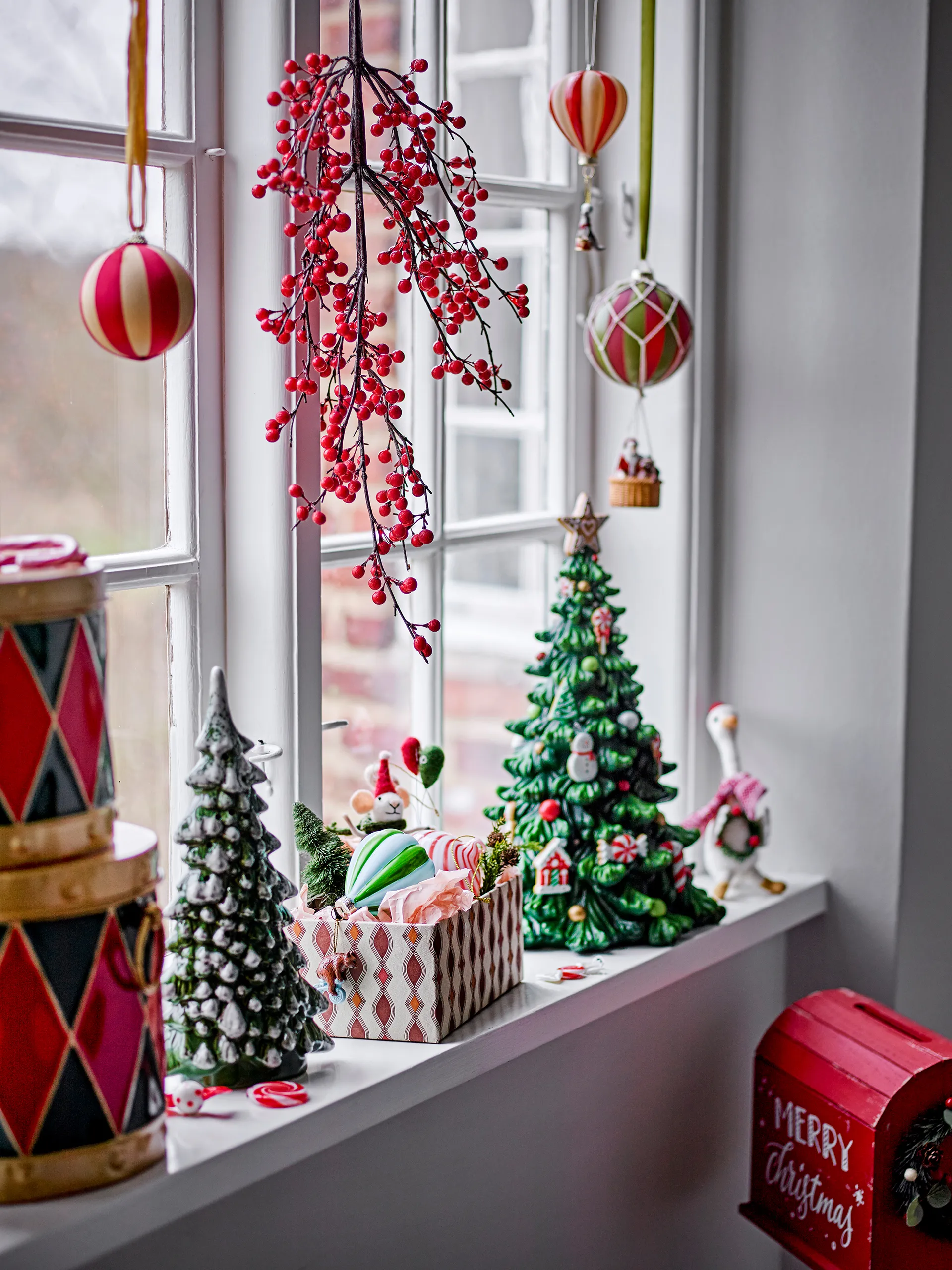 Peo 圣诞树 装饰品 羊毛, 白色 Bloomingville