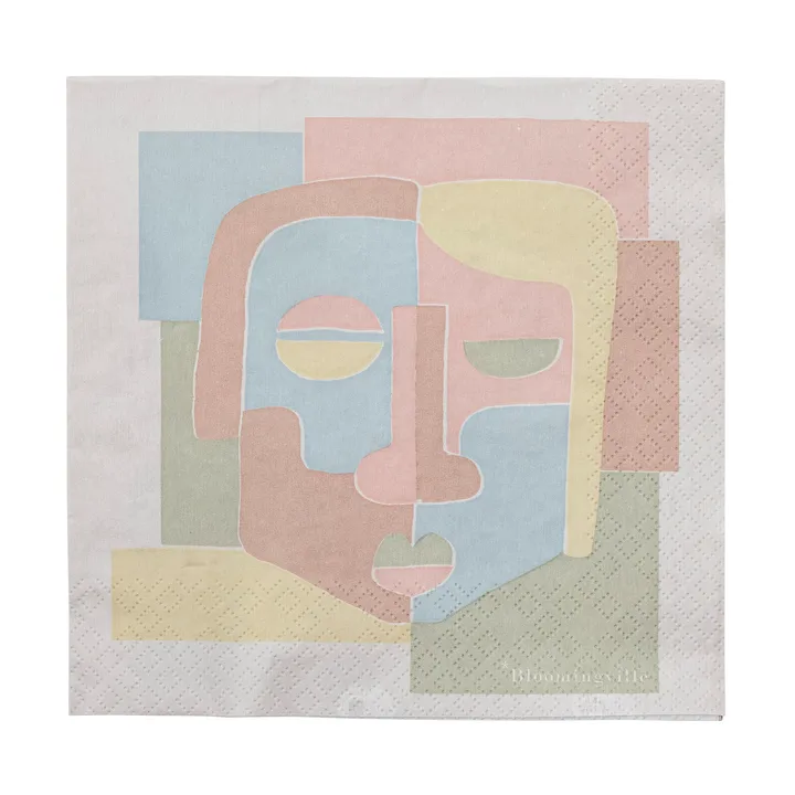Peto 餐巾 33x33cm 20包装 - 玫瑰色 - Bloomingville