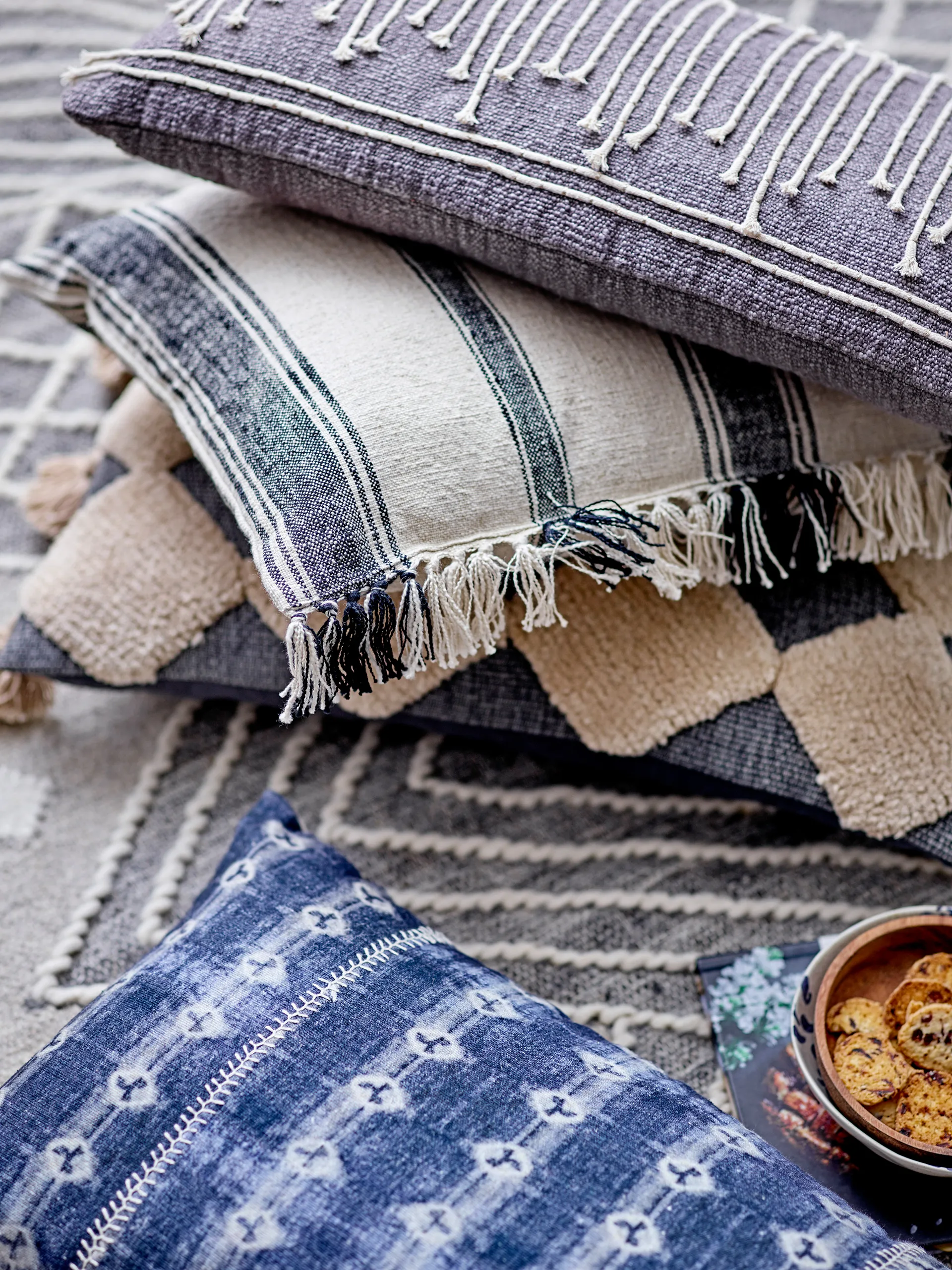 Petunia 碗  Ø17 cm, 蓝色 Bloomingville