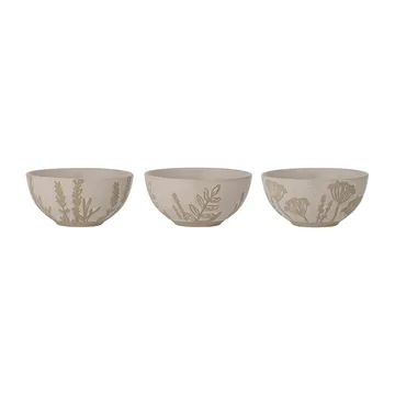Primrose 碗直径11.5cm 3件装 - 自然色 - Bloomingville