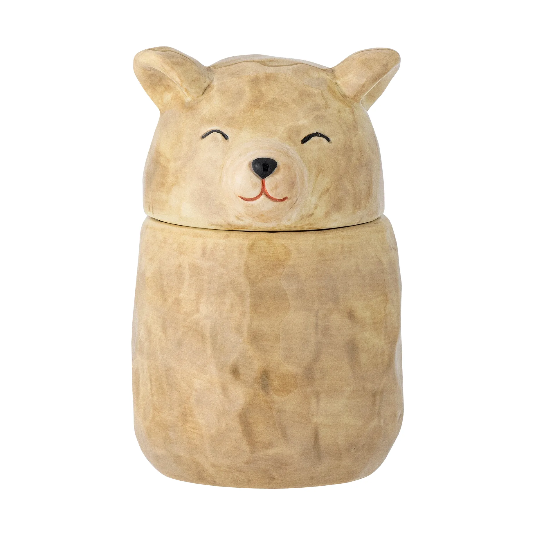 Puk 带盖罐Ø7cm, 棕色 Bloomingville