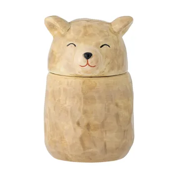 Puk 带盖罐Ø7cm - 棕色 - Bloomingville