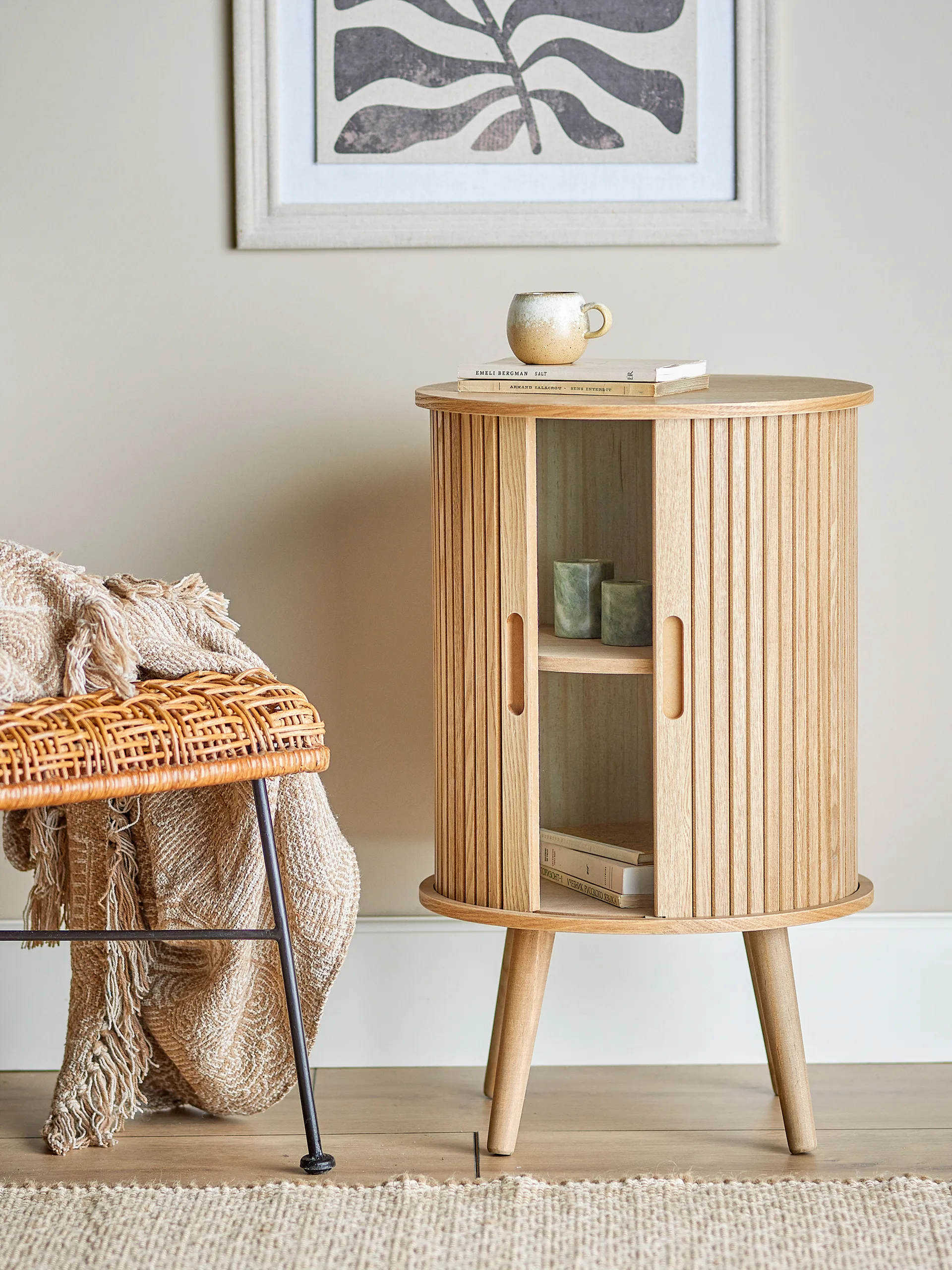 Salento 柜子 Ø40x65 cm, Nature Bloomingville