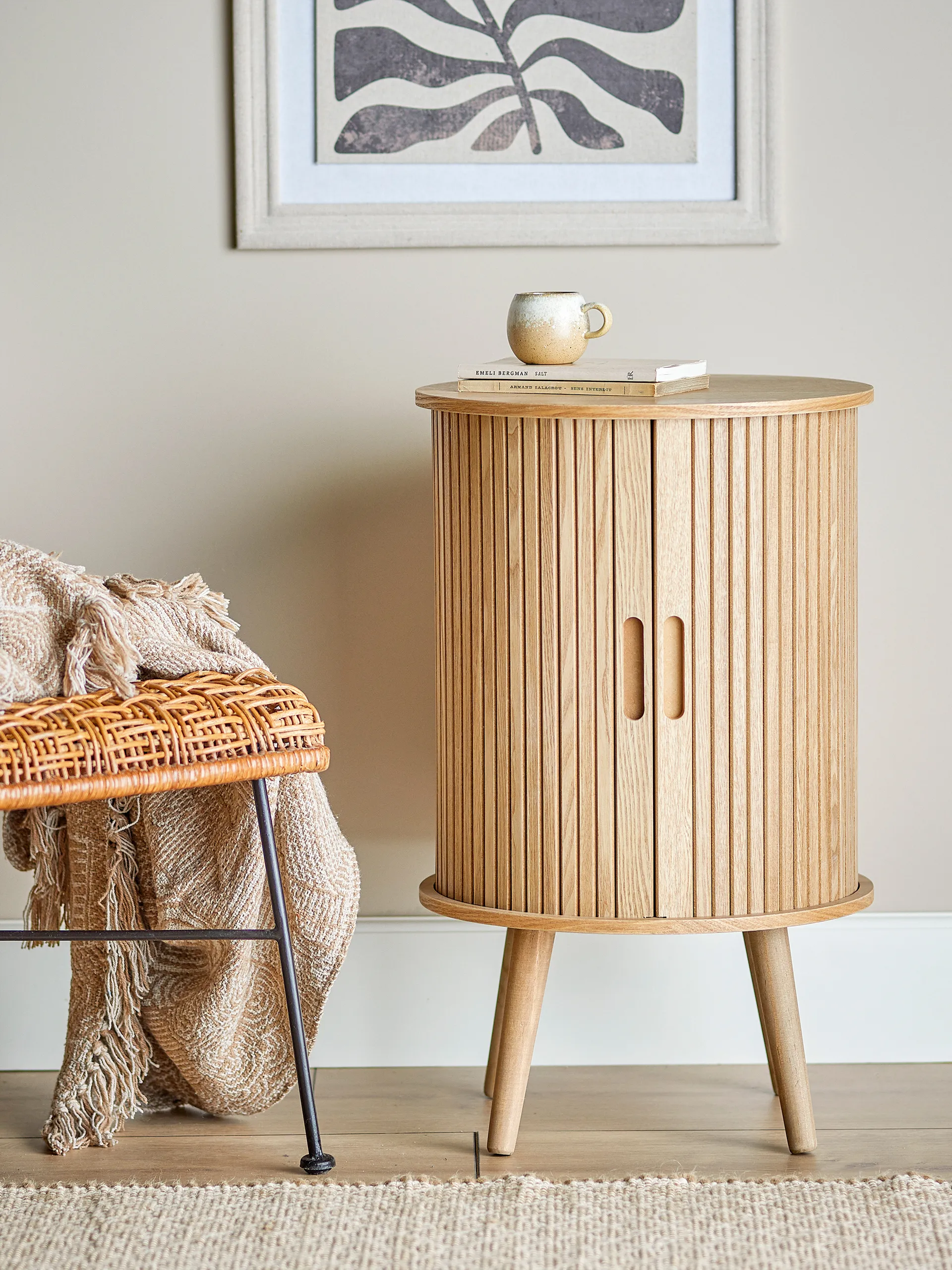 Salento 柜子 Ø40x65 cm, Nature Bloomingville