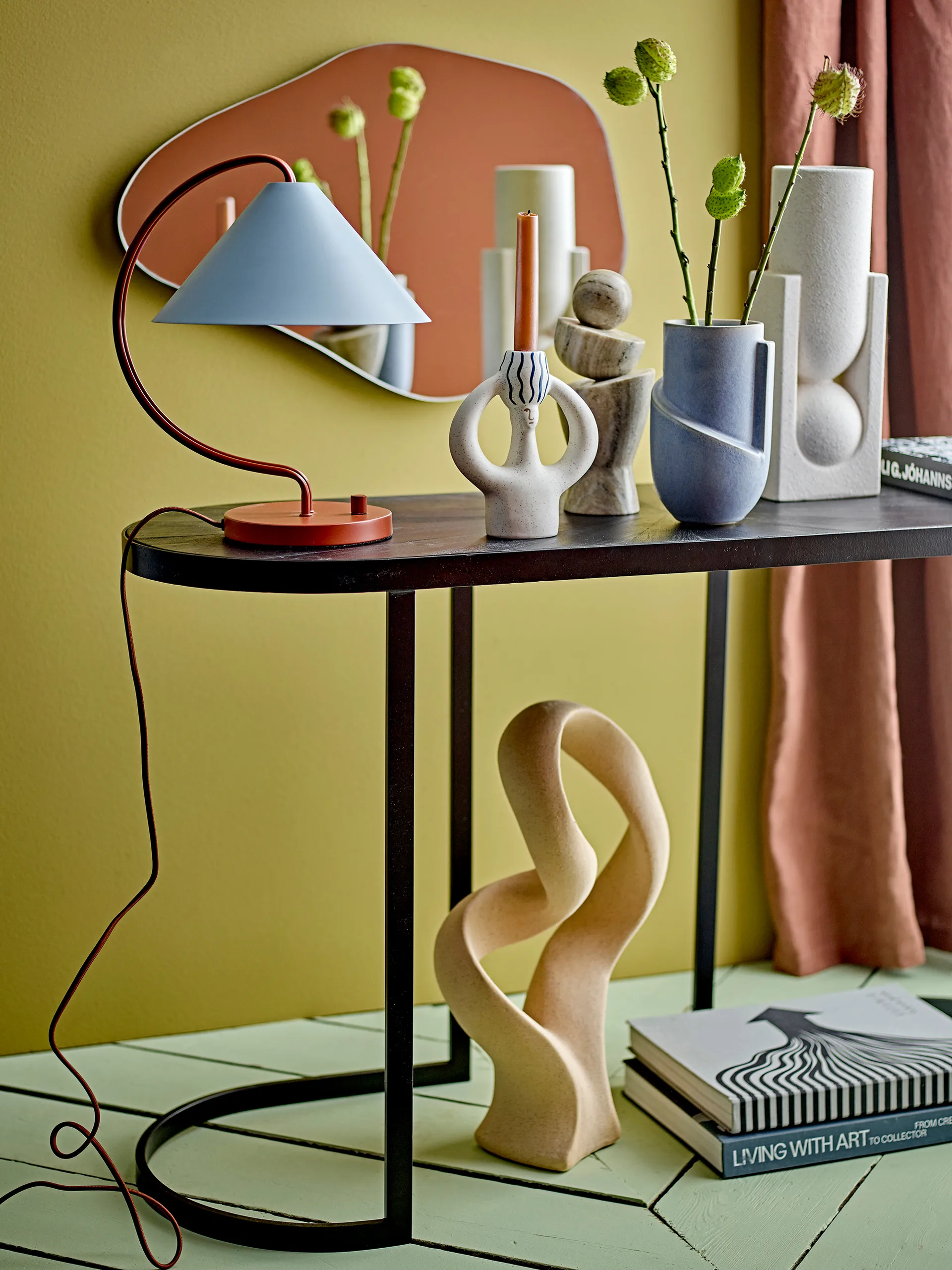 Salome 花瓶 34 cm, 白色的 Bloomingville