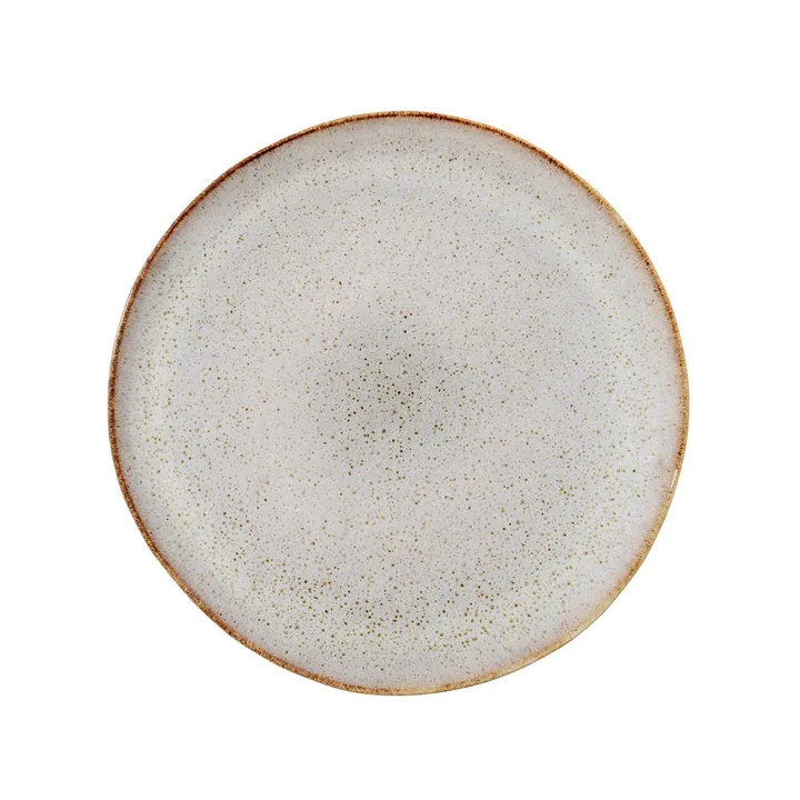 Sandrine 盘子 Ø22cm - 浅灰色 - Bloomingville