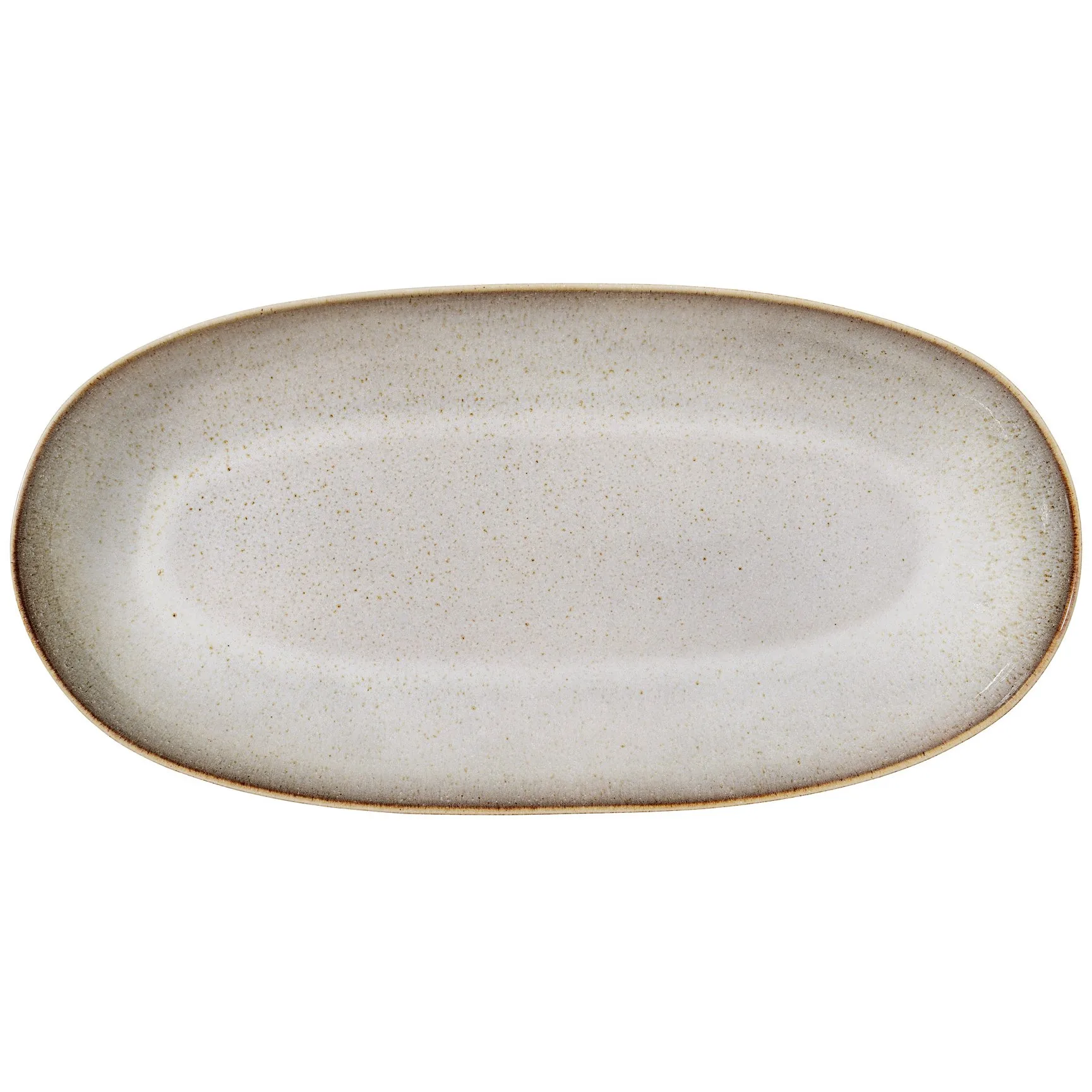 Sandrine large serving platter, light 灰色 Bloomingville