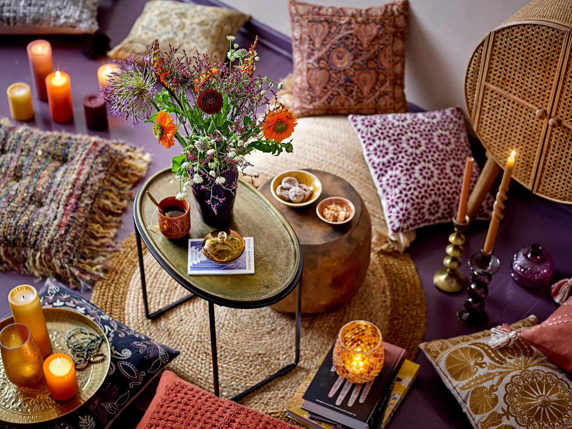 Shimmer light四件套装, 棕色 Bloomingville