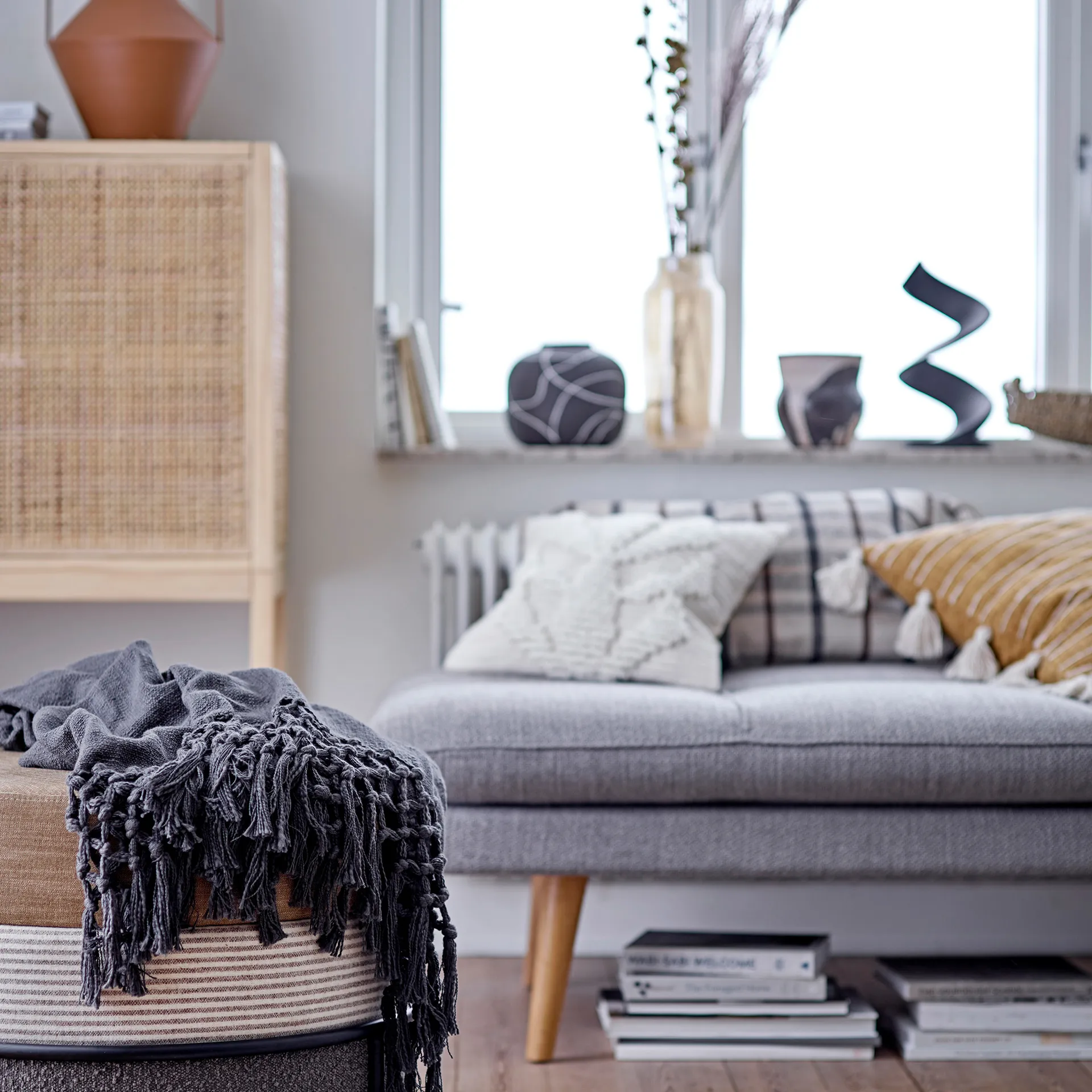 Siele Deco 雕塑 32 cm, 黑色 Bloomingville