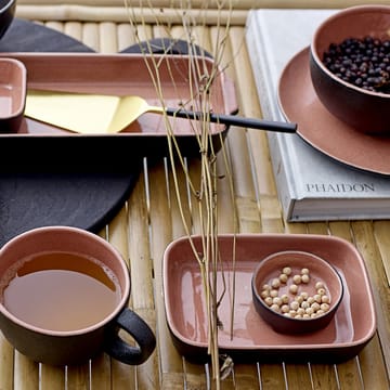 Sienna 碗  Ø14 cm - 橘色-黑色 - Bloomingville