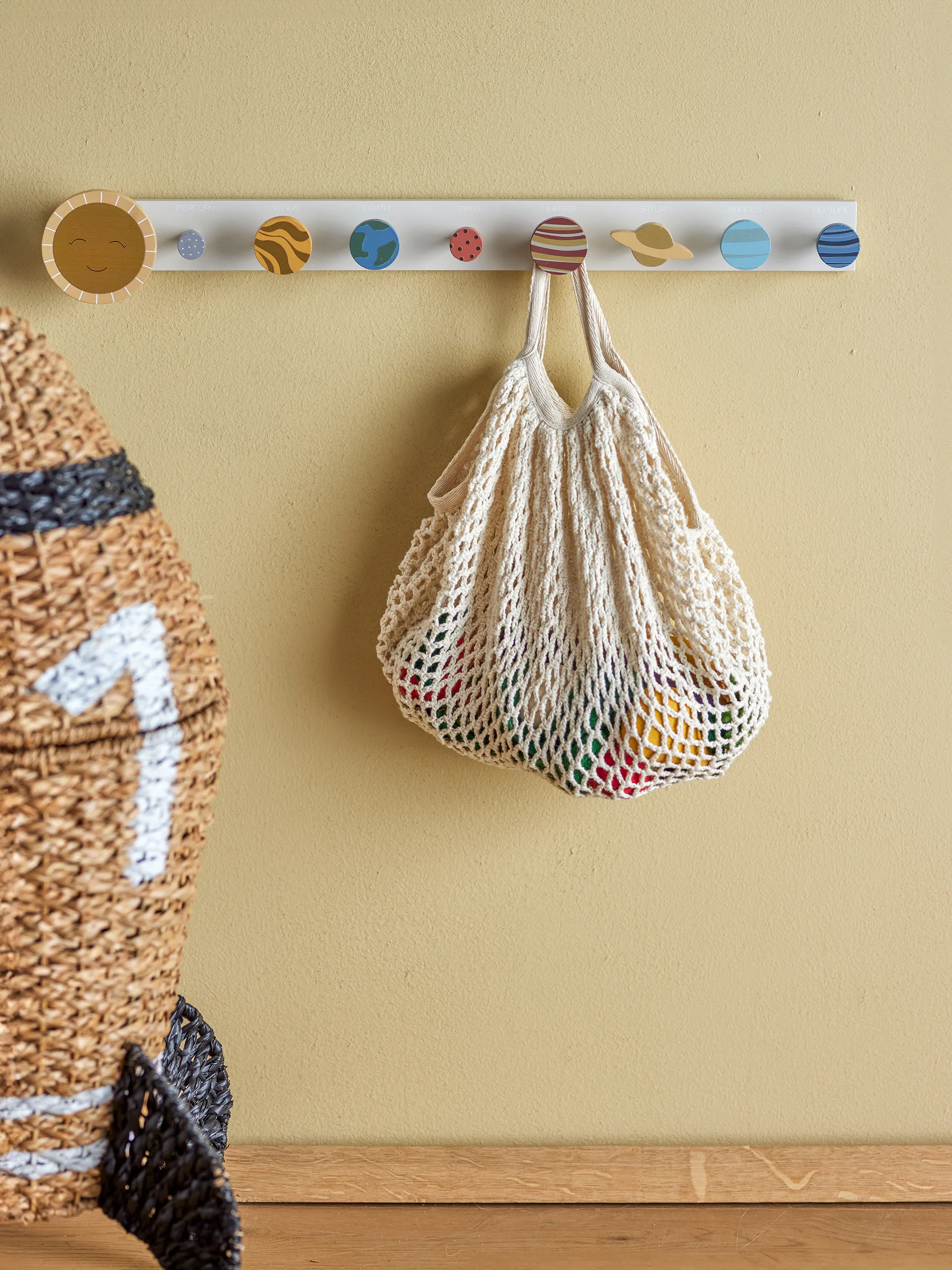 Space 挂钩 rail 55 cm, 褐色-彩色 Bloomingville