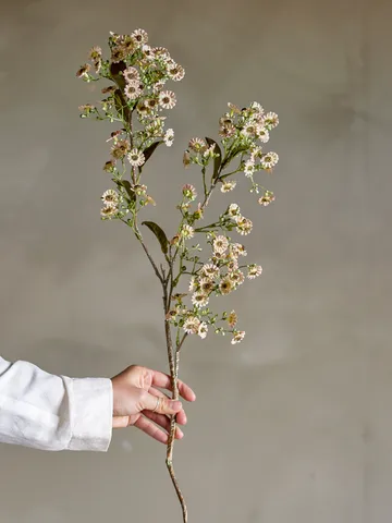 Stem 仿真蜡质花朵装饰摆件 - 白色 - Bloomingville