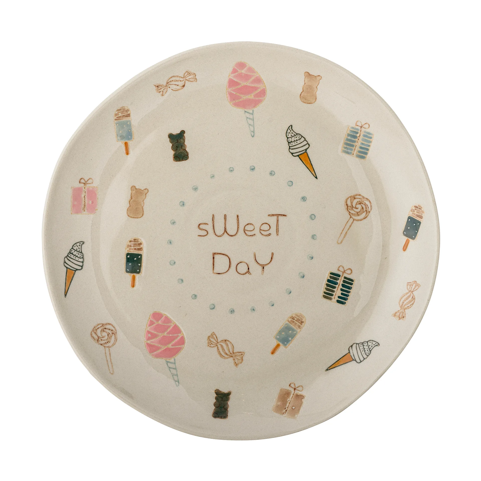 Sweets 陶瓷餐盘直径24厘米, 自然色 Bloomingville
