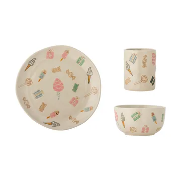 Sweets 陶瓷餐具套装共3件 - 自然色 - Bloomingville