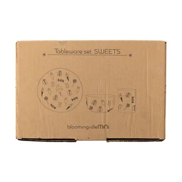 Sweets 陶瓷餐具套装共3件 - 自然色 - Bloomingville
