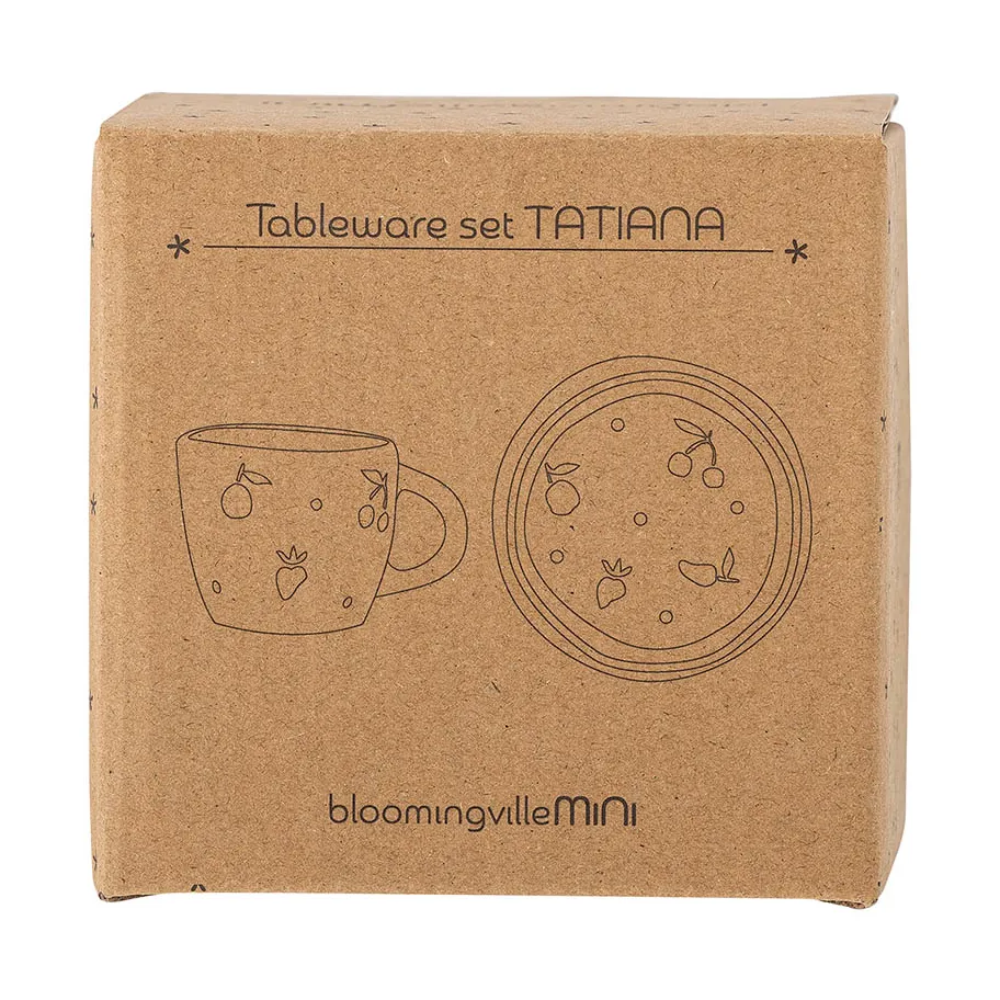 Tatiana 餐具套装2件, 白色 Bloomingville