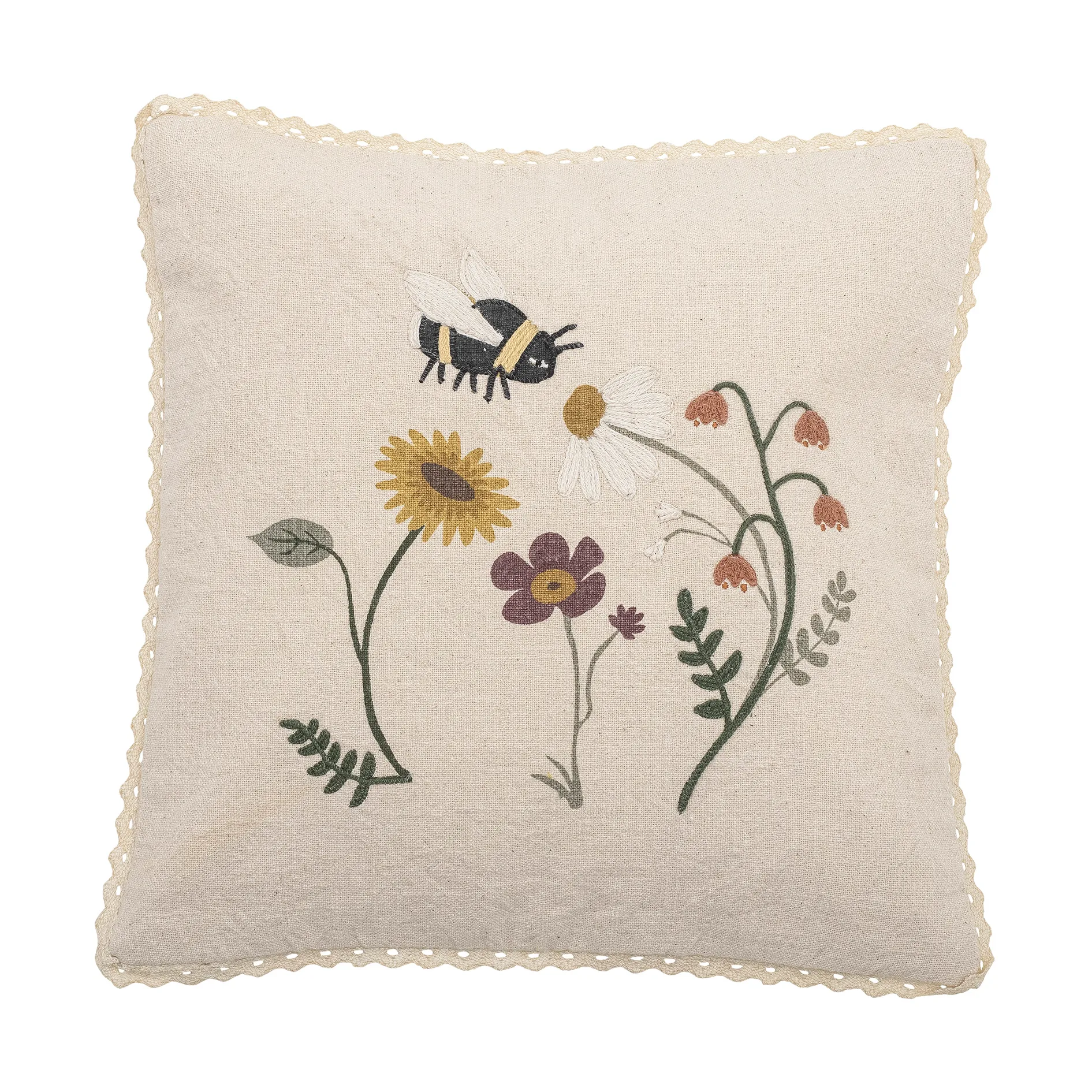 Tibbe 靠枕|靠垫 40x40 cm, Nature floral Bloomingville
