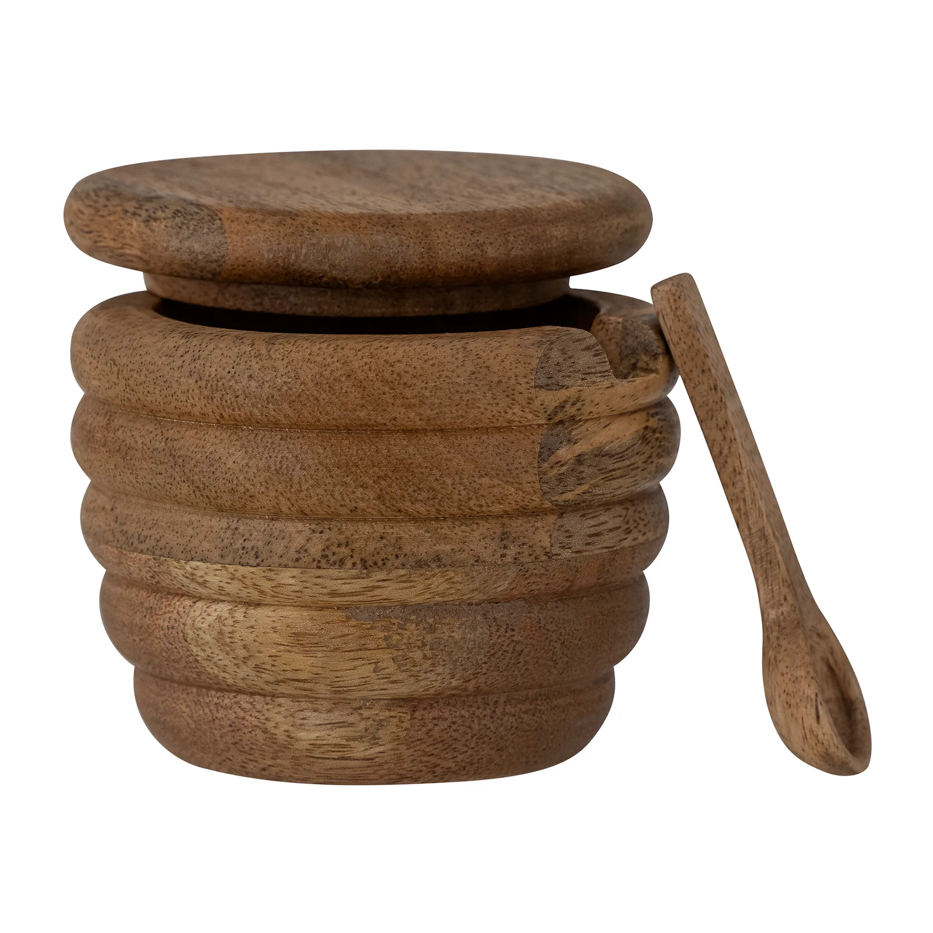 Tilda salt cellar with 勺子 Ø9 cm, Natural Bloomingville