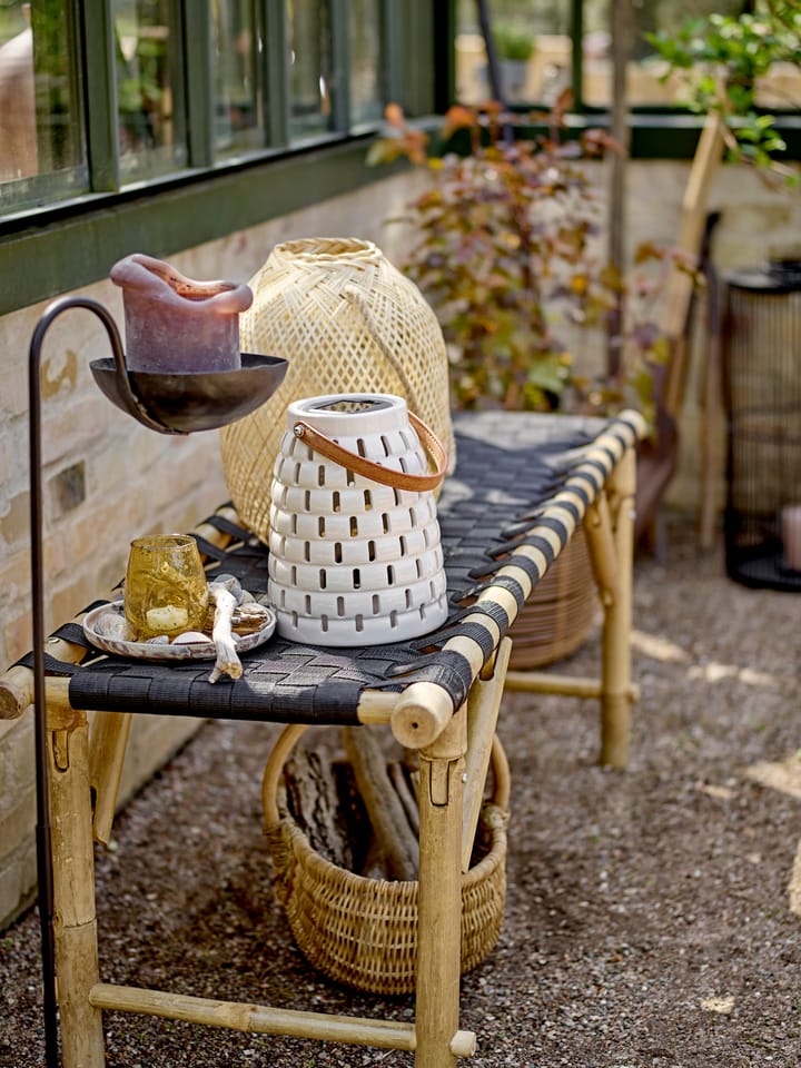 Trellis solar powered 烛台 20.5 cm, Natural Bloomingville
