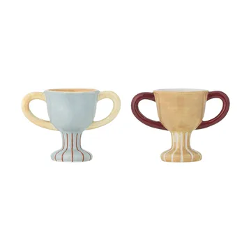 Trophy奖杯造型蛋杯2件装 - 蓝色 - Bloomingville
