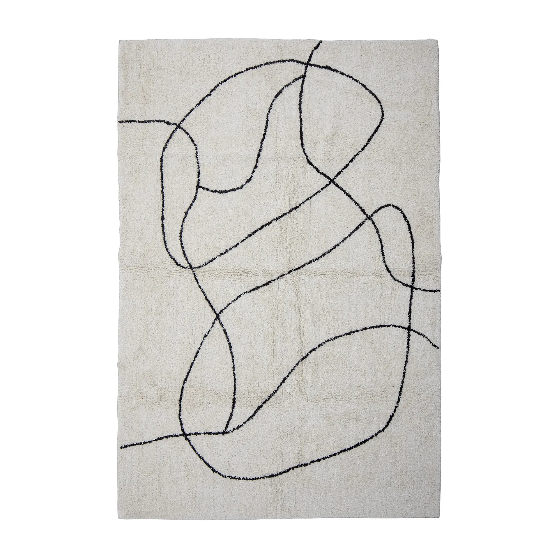 Viga 地毯 120x180 cm, 白色 Bloomingville