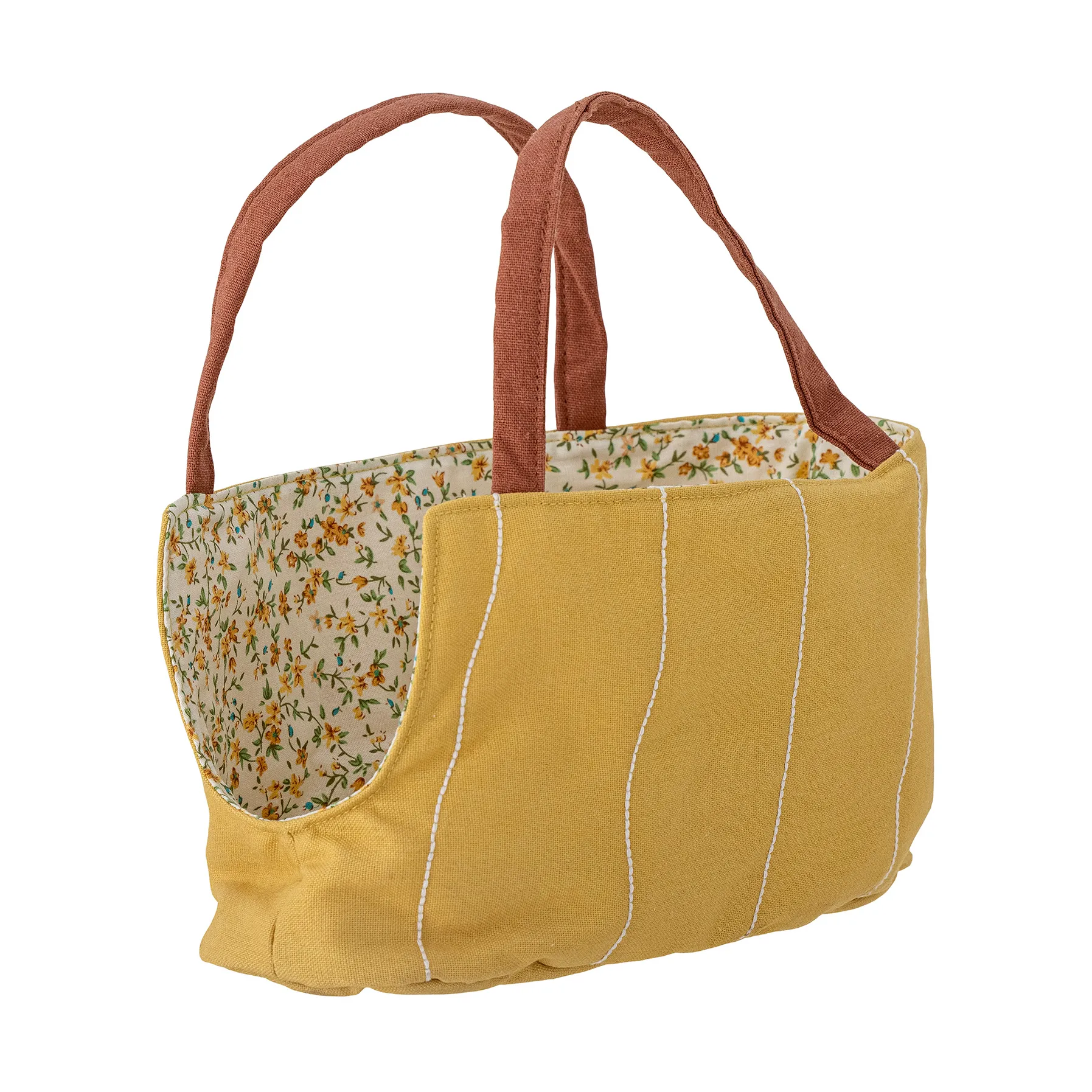 Villja plush toy 2 parts, 白色-黄色 bunny Bloomingville