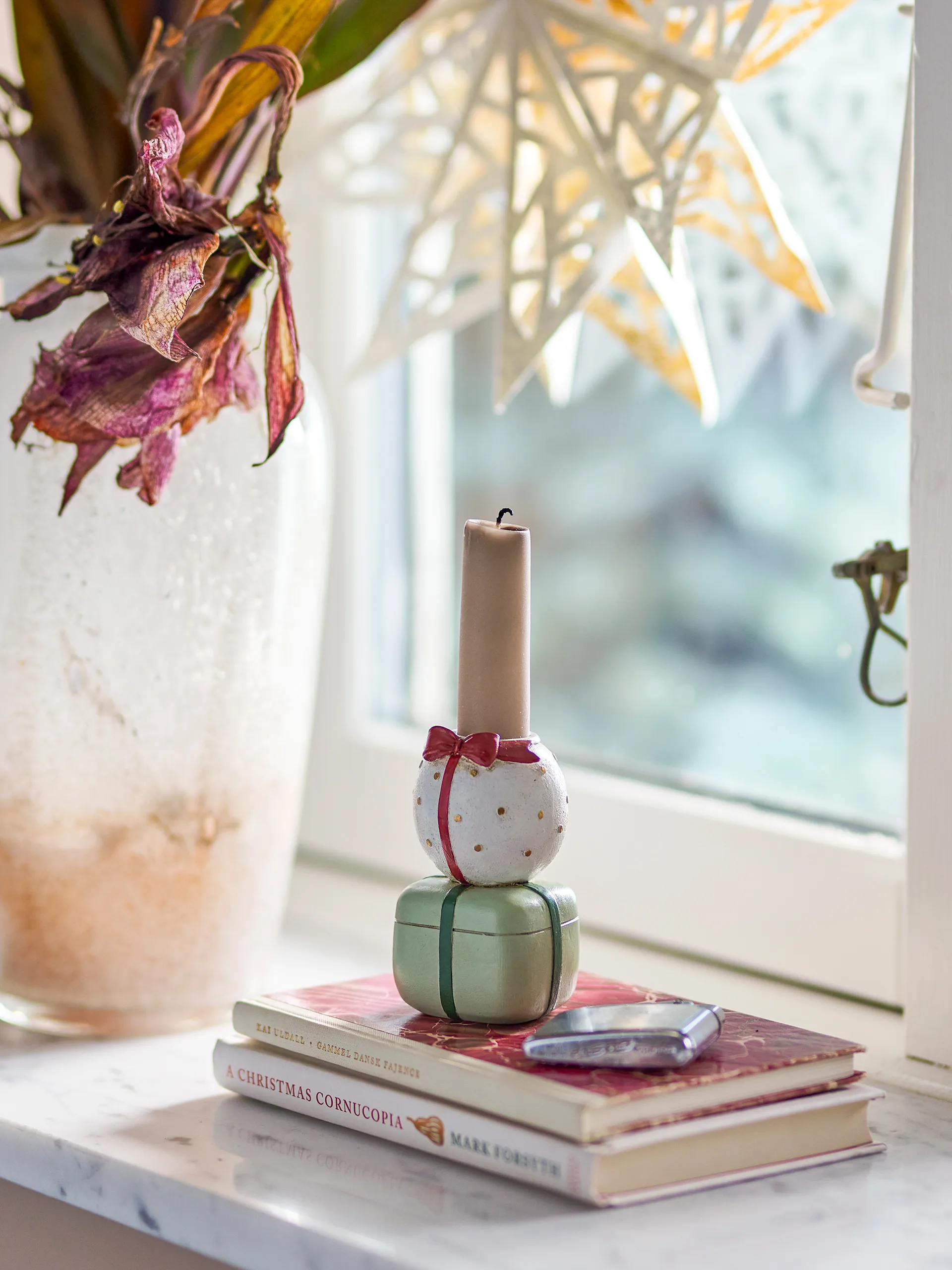 Wish 烛台, 白色-绿色 Bloomingville