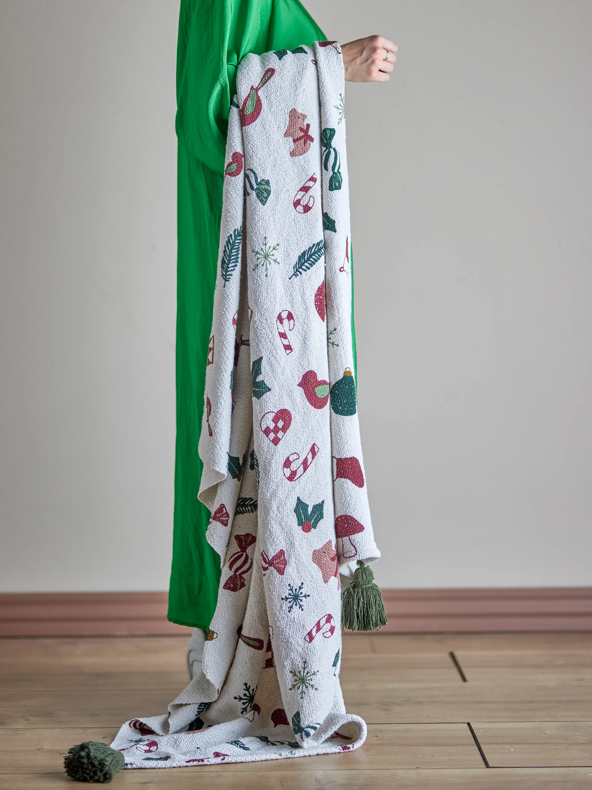 Yule 毯子 130x160 cm, 米色 Bloomingville