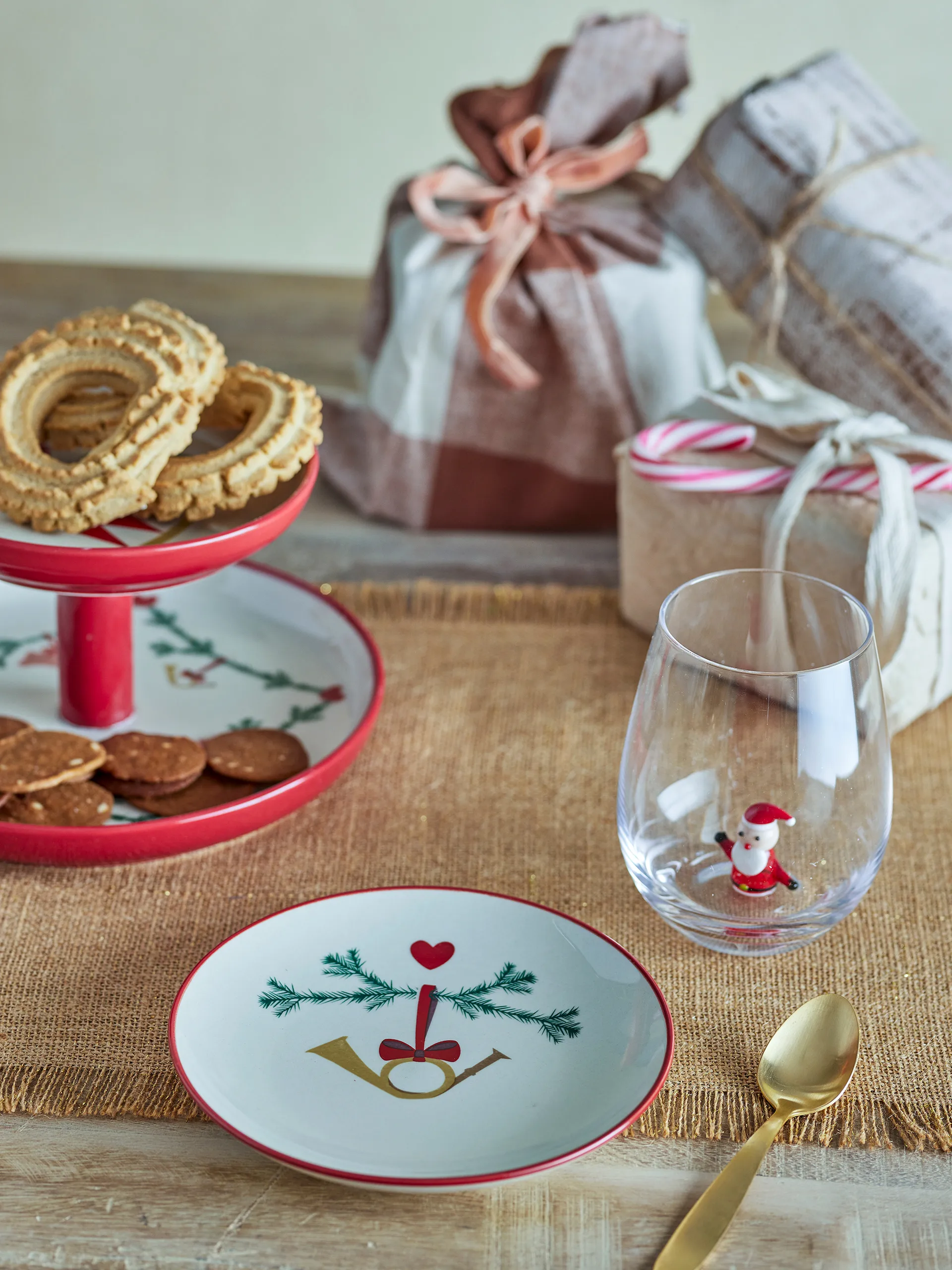 Yule 盘子 Ø16 cm 两件套装, 白色 Bloomingville