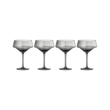 Yvette cocktail glass 33 cl 四件套装 - 灰色 - Bloomingville