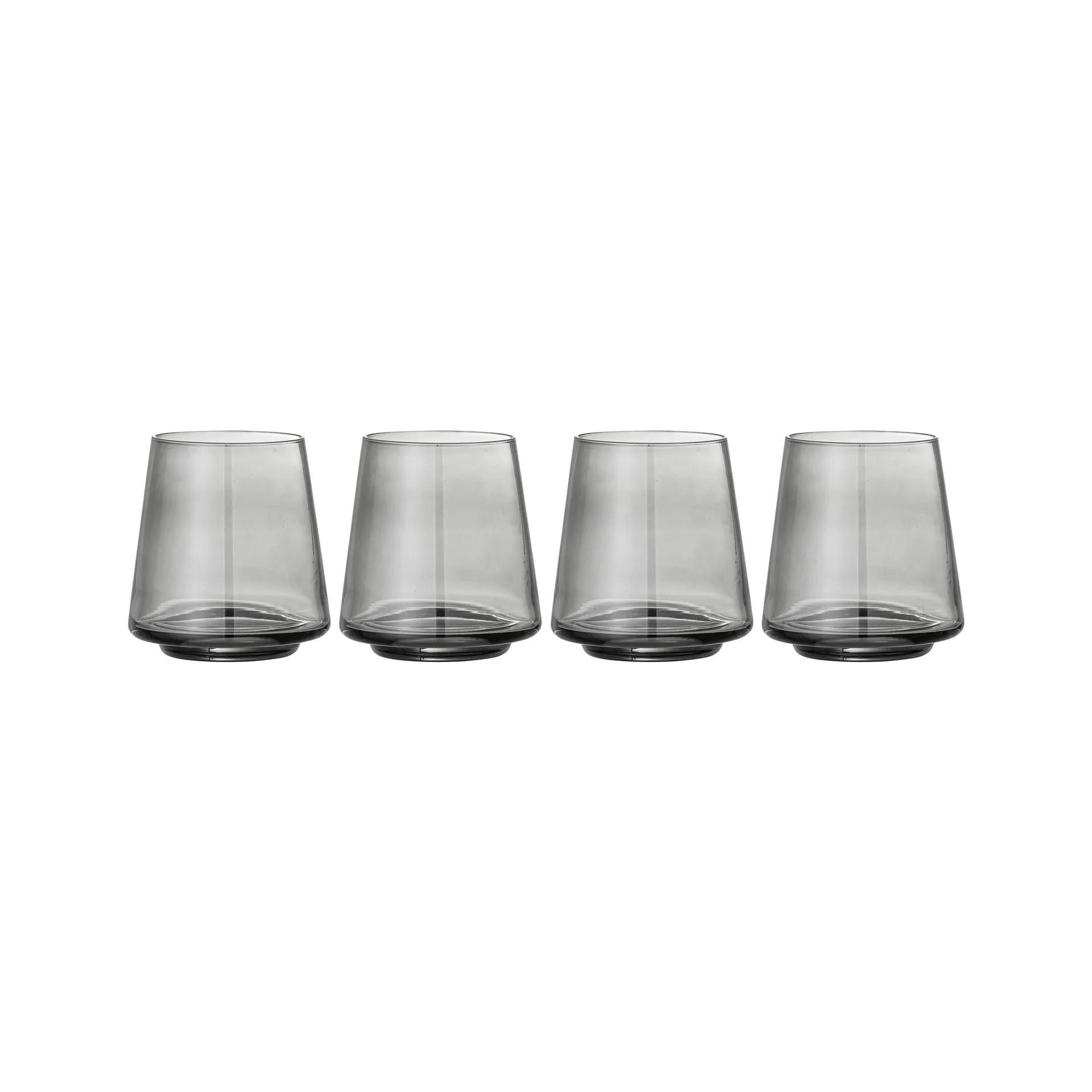 Yvette drink glass 33 cl 四件套装, 灰色 Bloomingville