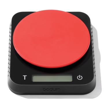 Bistro 厨房秤 13x15.7 cm - Black-red - Bodum