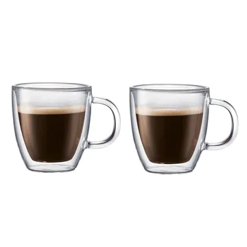 Bistro 带柄双层玻璃杯2只装 - 0.3l - Bodum
