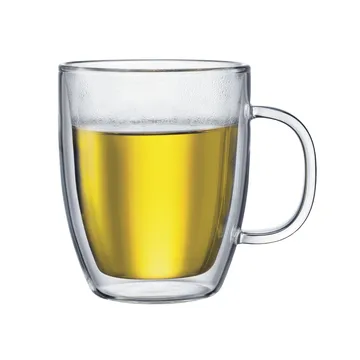 Bistro 带柄双层玻璃杯2只装 - 0.45l - Bodum