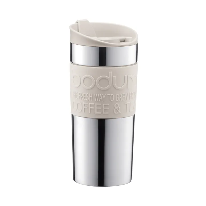 Bodum 旅行马克杯 350ml 不锈钢 - 米白色 - Bodum
