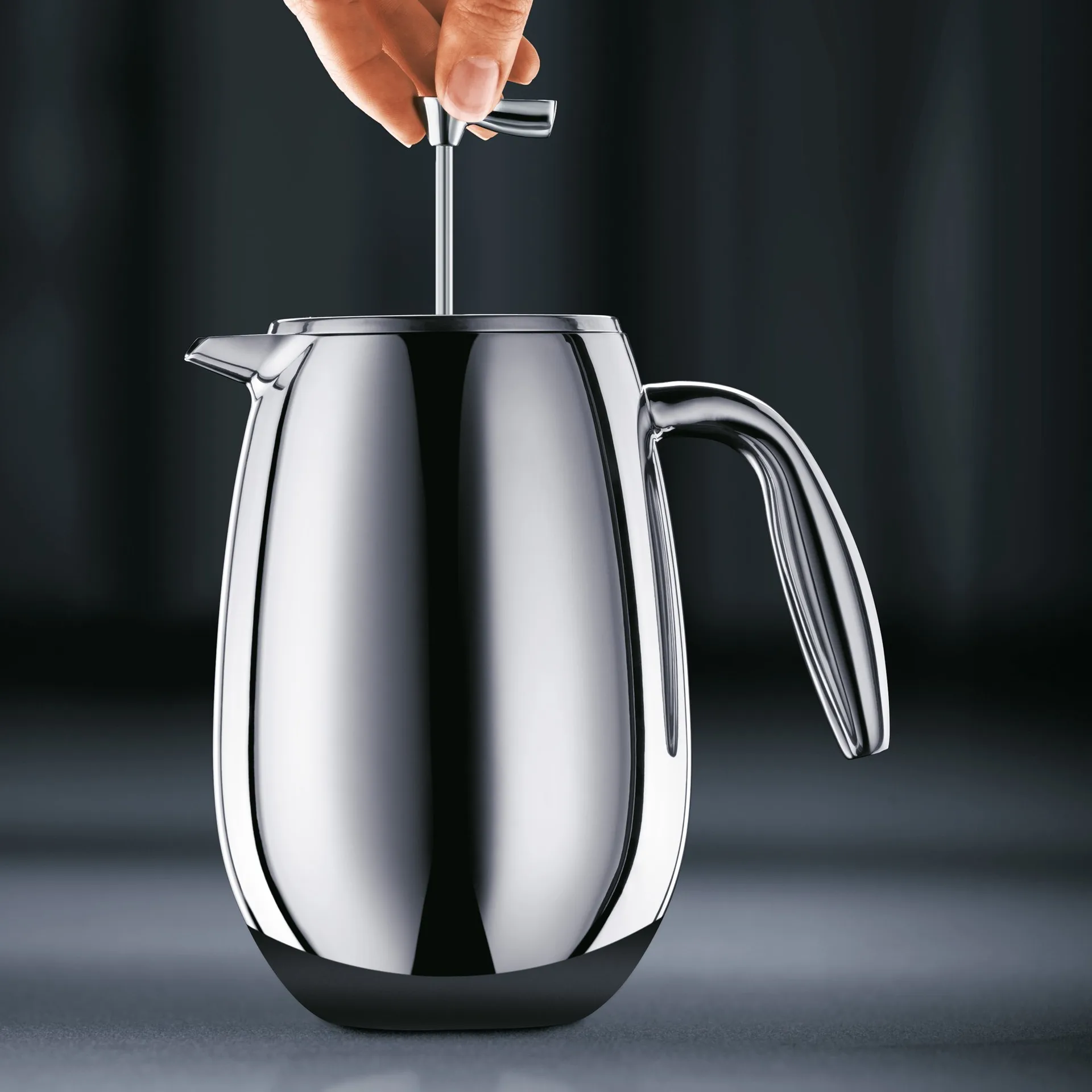 Bodum Columbia 亮面法式压滤壶, 8杯装 Bodum