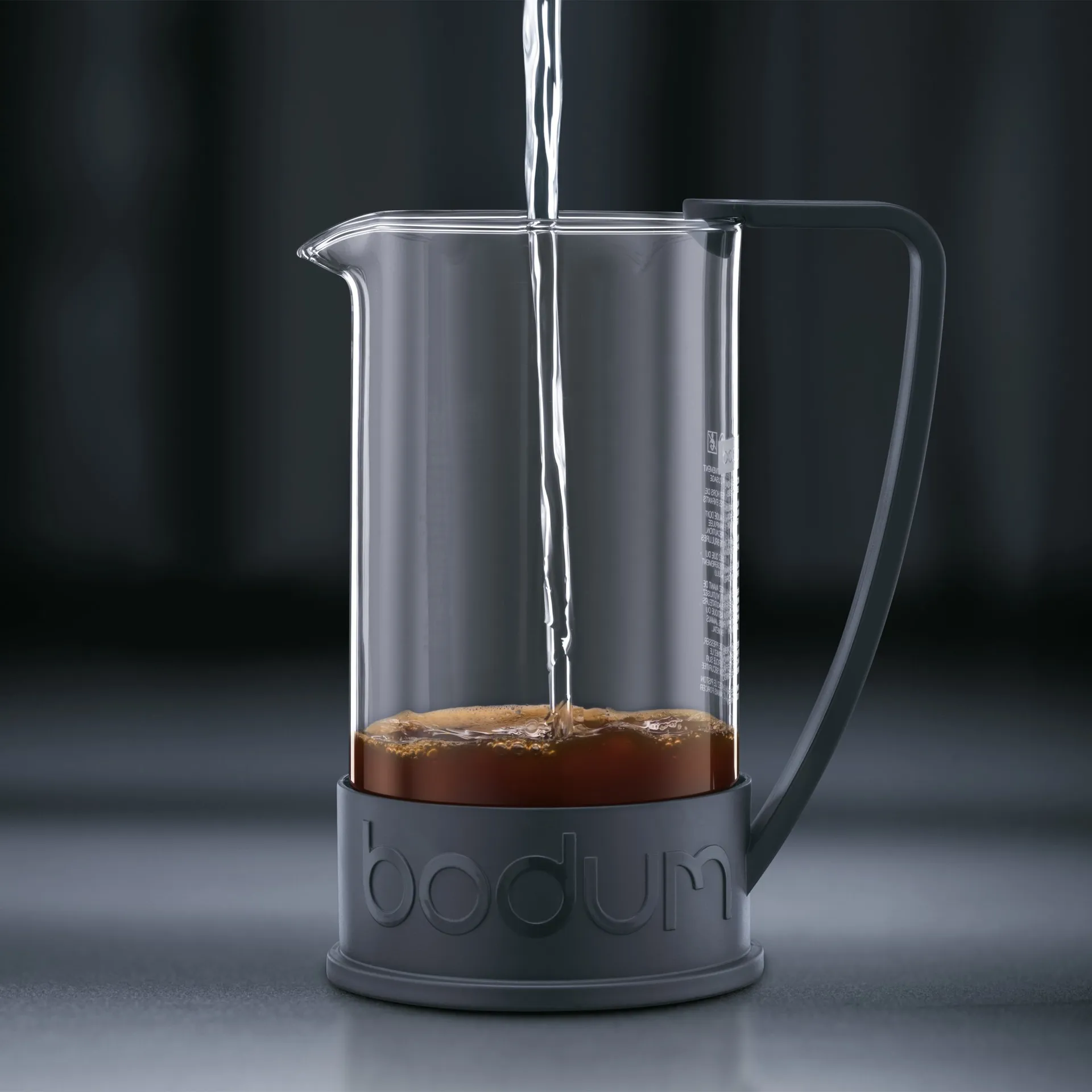 Brazil 法式压滤壶 黑色, 8杯装 Bodum