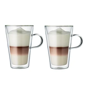 Canteen 带柄双层玻璃杯 两支装 - 0.4升 - Bodum