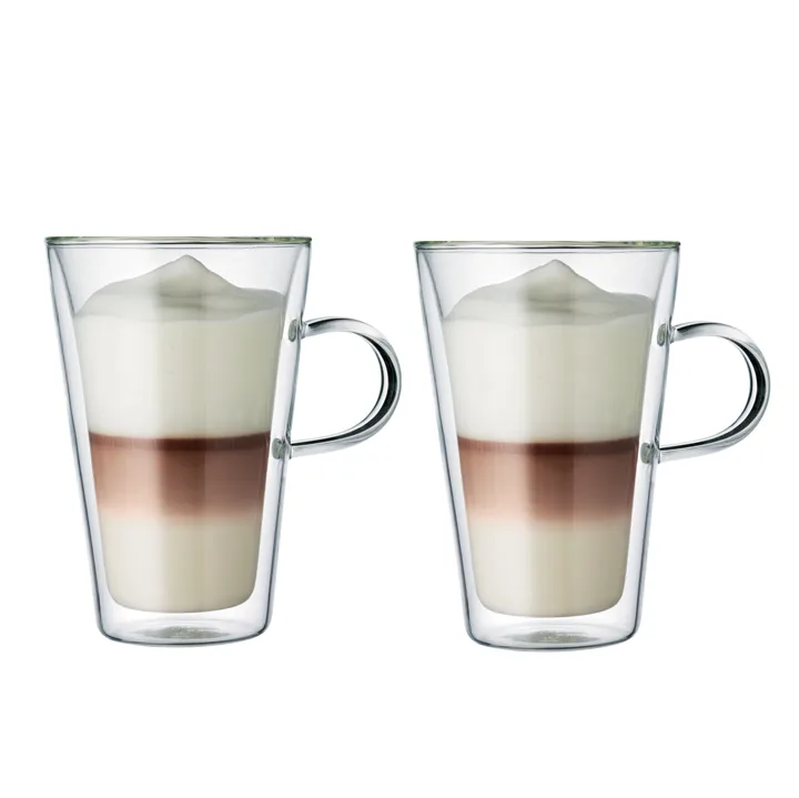 Canteen 带柄双层玻璃杯 两支装 - 0.4升 - Bodum