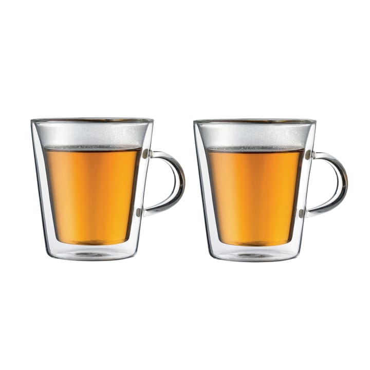 Canteen double wall glass with handle 两件套装 - 0.2 l - Bodum