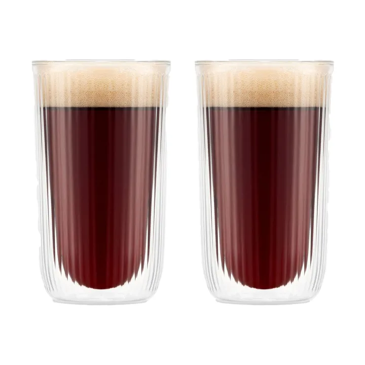 Douro 双层啤酒杯 450ml 2包装 - 透明 - Bodum