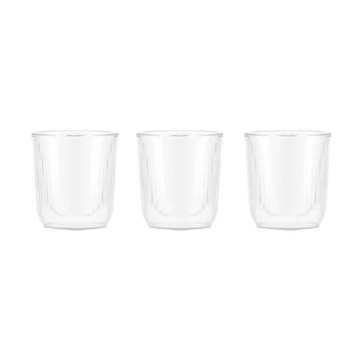 Douro 双层清酒杯 60ml 3包装 - 透明_竹色 - Bodum