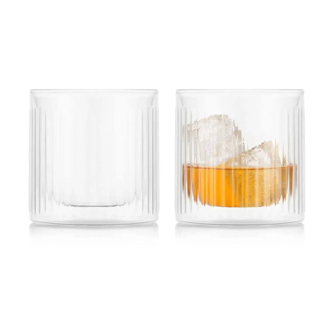 Douro Bar 双层威士忌杯 300ml 2包装, 透明 Bodum