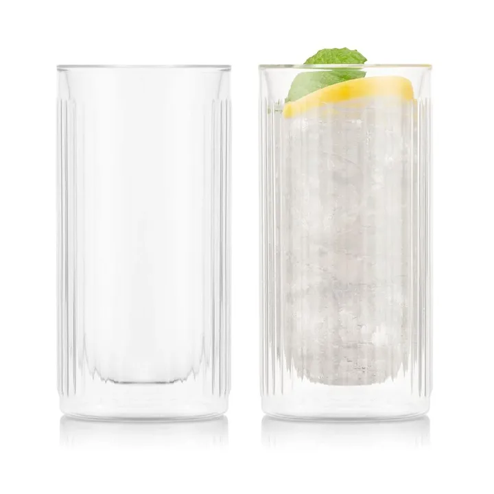 Douro Bar 双层金酒杯 300ml 2包装 - 透明 - Bodum