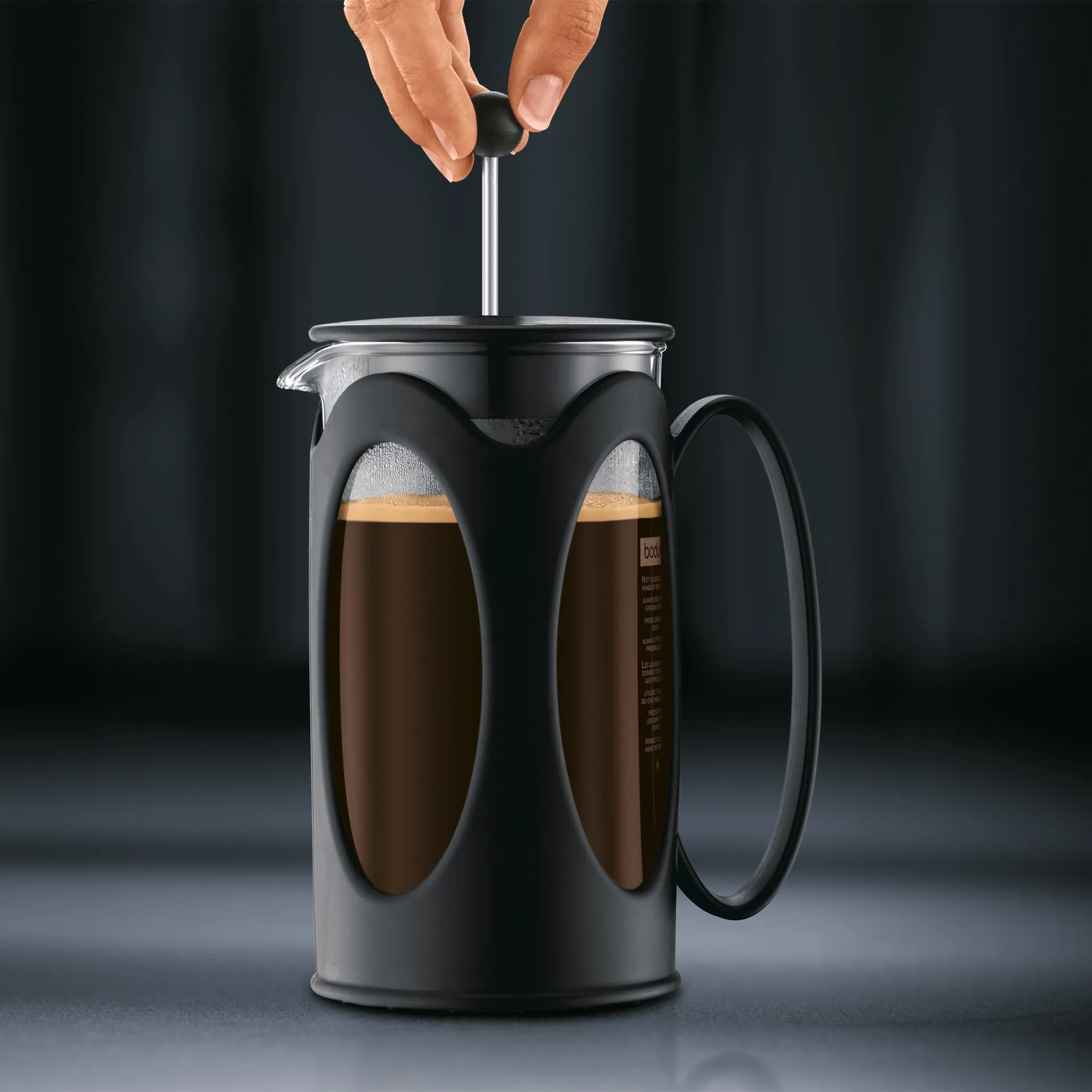 Kenya咖啡压滤壶, 4个杯子 Bodum